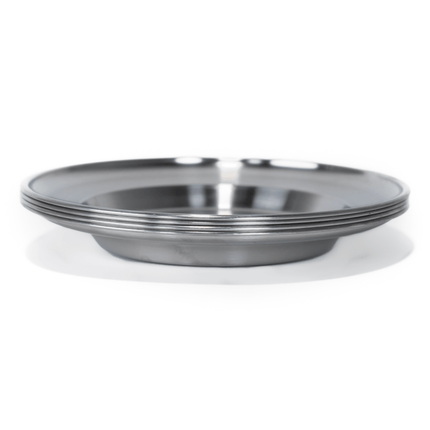 Stainless Camp Plate Set (4)