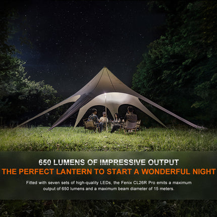 Fenix CL26R PRO High Performance LED Rechargeable Camping Lantern