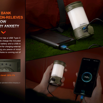 Fenix CL26R PRO High Performance LED Rechargeable Camping Lantern