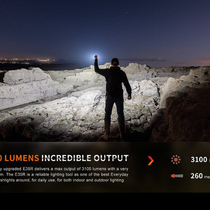 Fenix E35R High-Performance Rechargeable LED Flashlight
