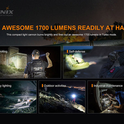 Fenix PD35 V3.0 Everyday Carry Flashlight - 1700 Lumens