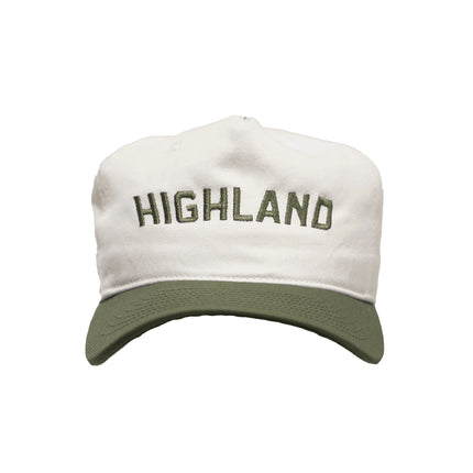 Highland Two-Tone Olive Cap