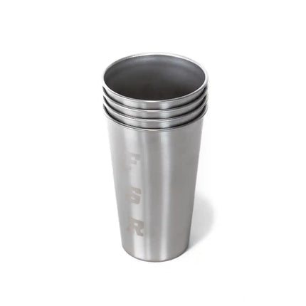 Stainless Steel 16oz Camp Cups (4)